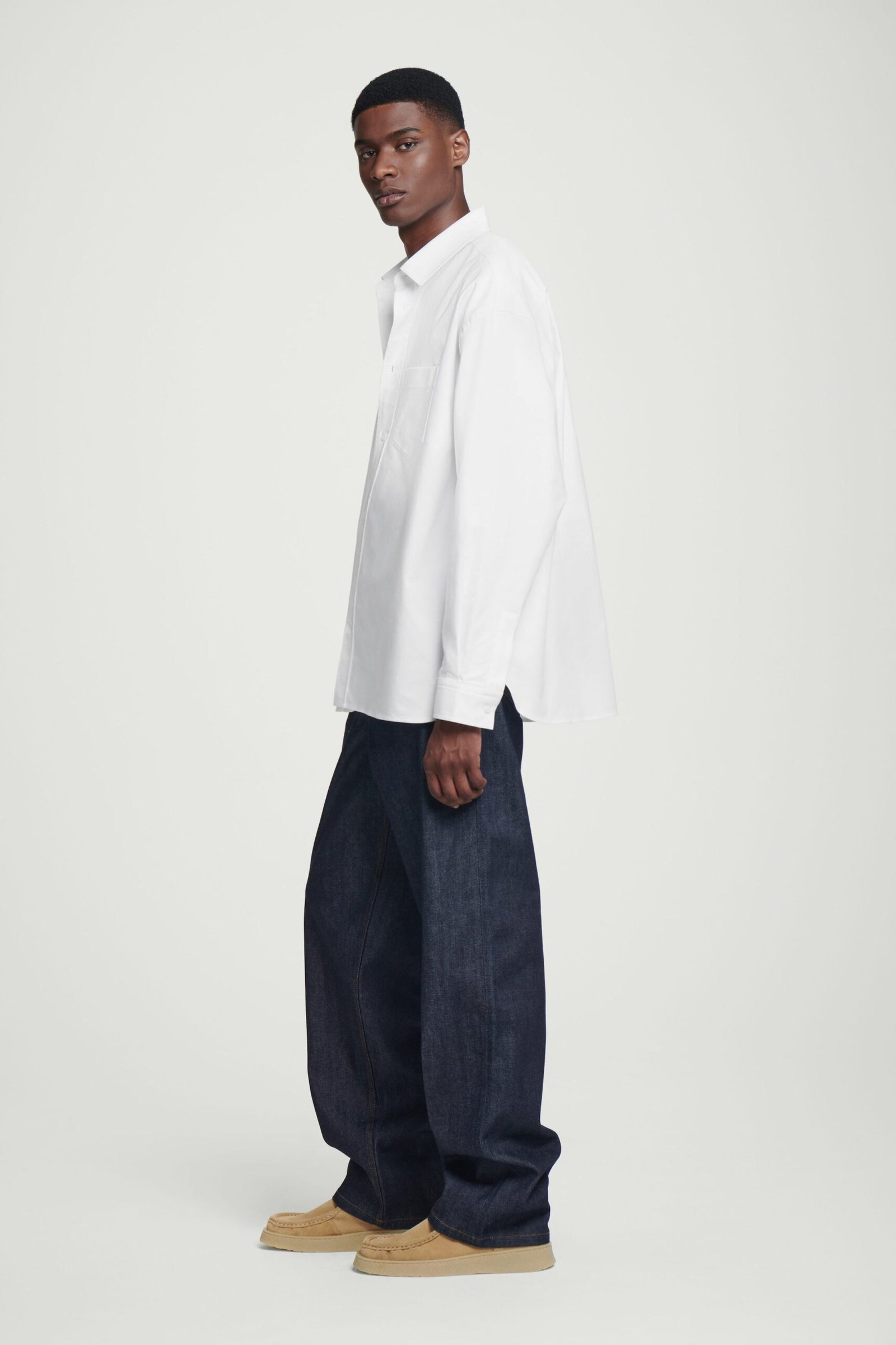 WIDE OVERSIZED COTTON SHIRT - Image 3